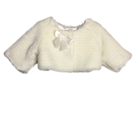 Billiblush formal plush shoulder cover - Picture 1 of 6